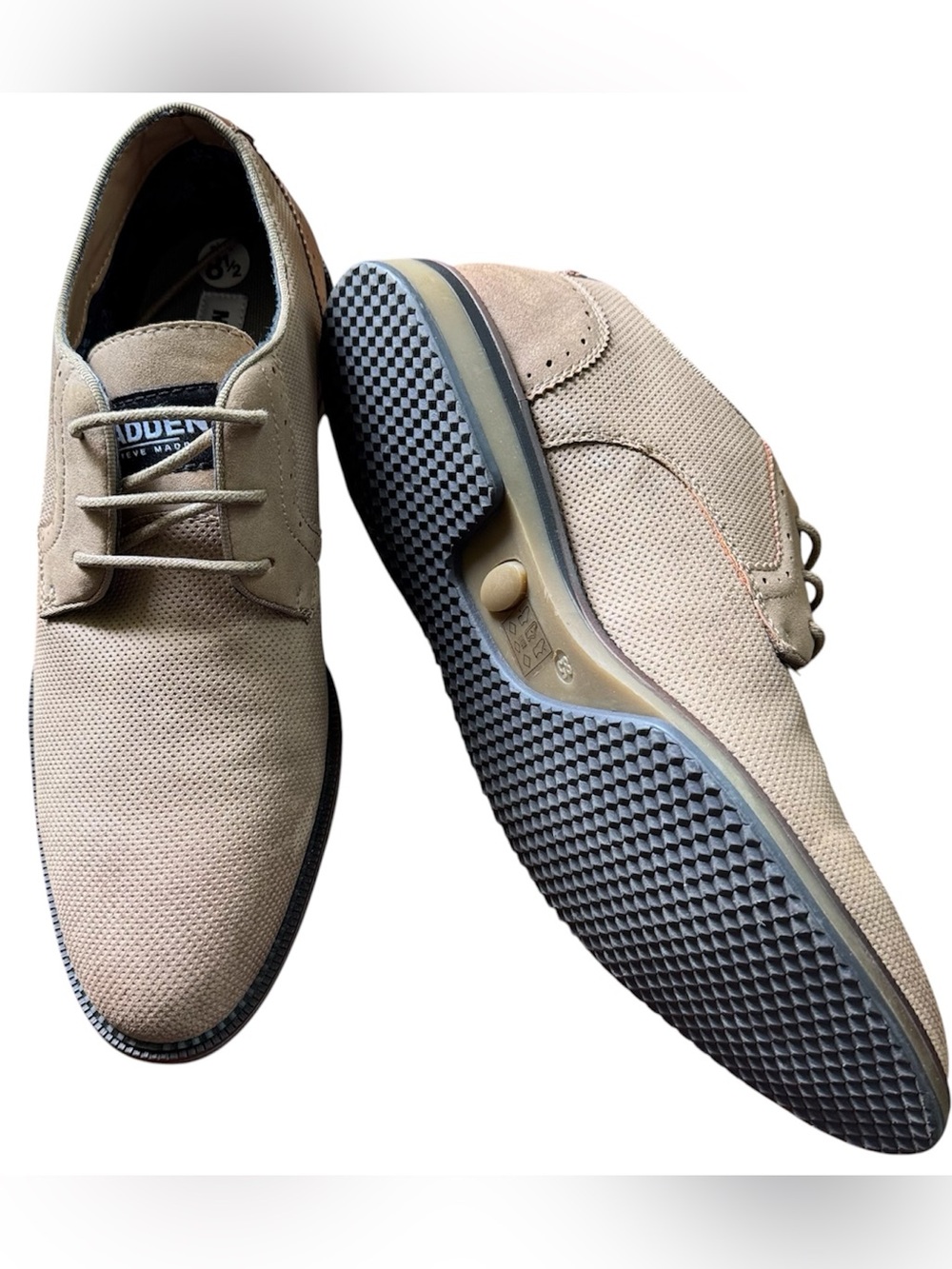 MADDEN Steve Madden Men’s Perforated Oxford Shoes